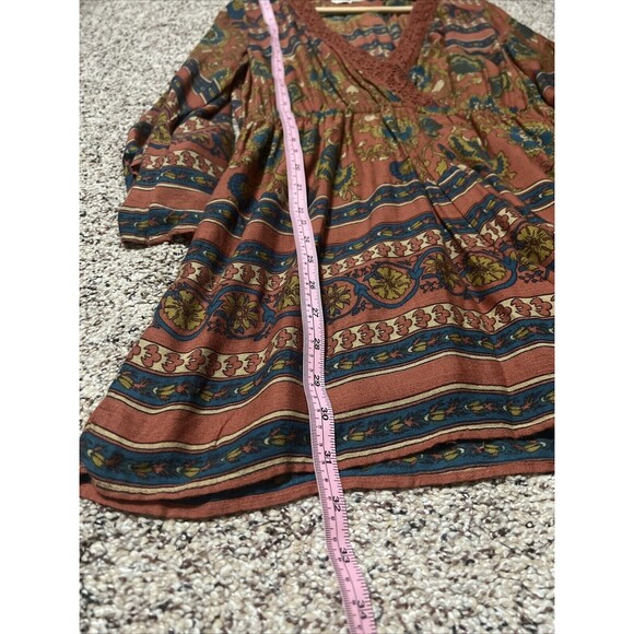 Zara Floral Crossover Jumpsuit Romper Size L V Neck  From Trafaluc Colle… - Picture 8 of 12